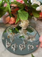 Load image into Gallery viewer, Tiffany 925 heart charm dupe bracelets