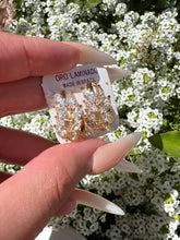 Load image into Gallery viewer, Greek Goddess Leaf Huggies