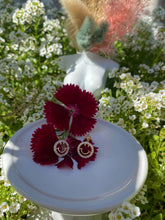 Load image into Gallery viewer, Studded Smiley Earrings