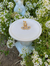 Load image into Gallery viewer, Lashed π§Ώ Dangly Huggies