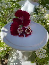 Load image into Gallery viewer, Studded Smiley Earrings