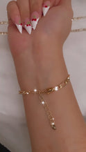 Load and play video in Gallery viewer, 14k gold-filled Aphrodite Butterfly Bracelet
