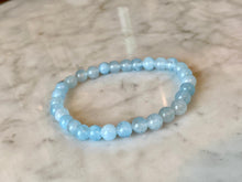 Load image into Gallery viewer, Aquamarine Crystal Bracelet
