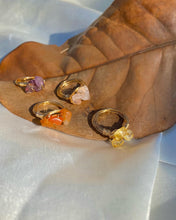 Load image into Gallery viewer, Crystal Cluster Rings (handmade)
