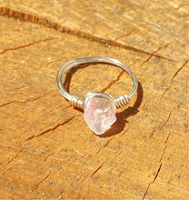 Load image into Gallery viewer, Handmade Rose Quartz Ring
