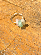 Load image into Gallery viewer, Handmade Crystal Trio Ring
